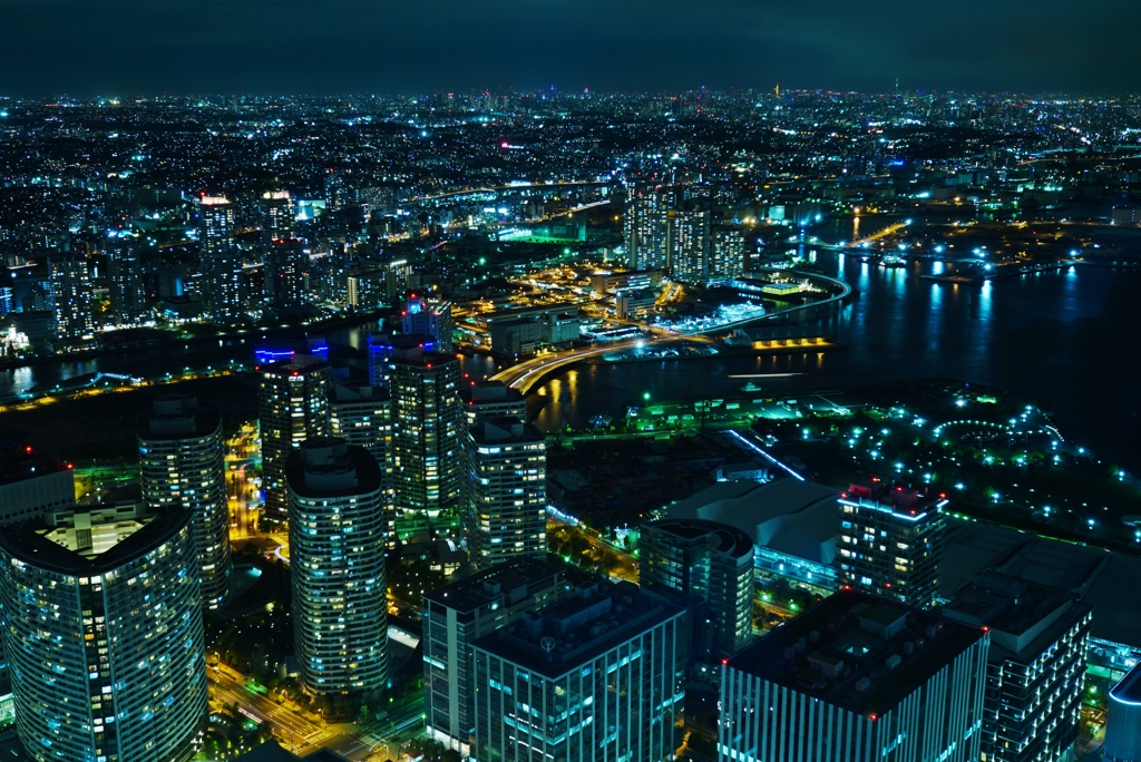 横浜のお決まり夜景