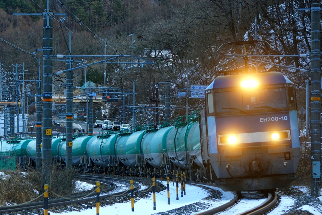 きれいな貨物列車