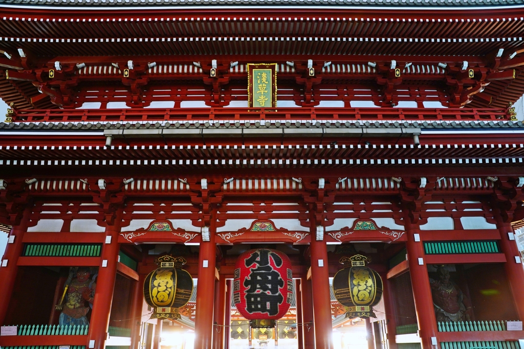 夜撮り浅草寺