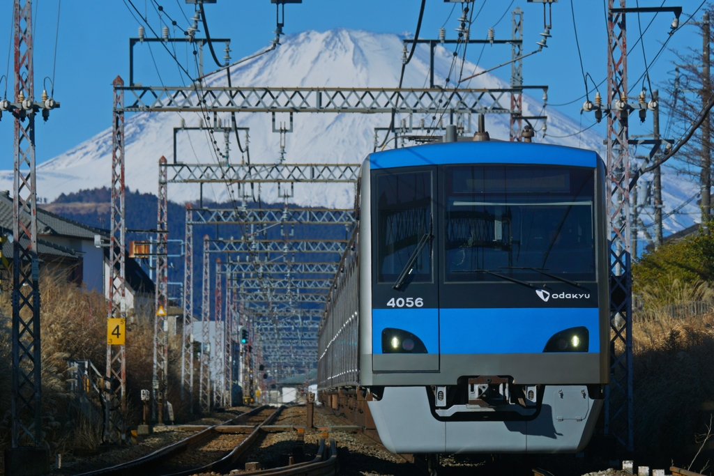 小田急を代表する撮り鉄スポットで！