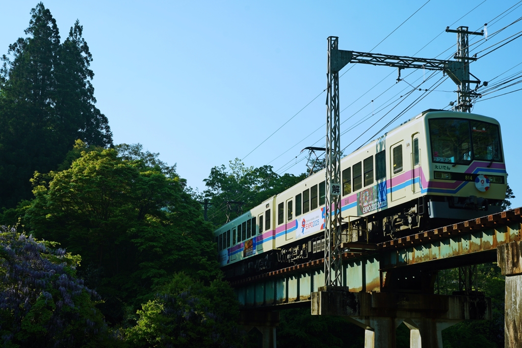 今は叡山電車、私の中では未だに京福電鉄