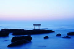 雲海の鳥居？…（再投稿）