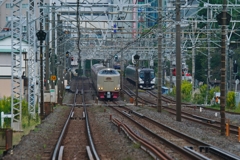 遅れたからこその並び