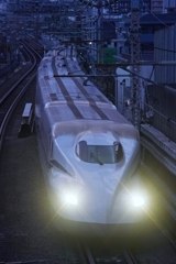 ハイビーム通過