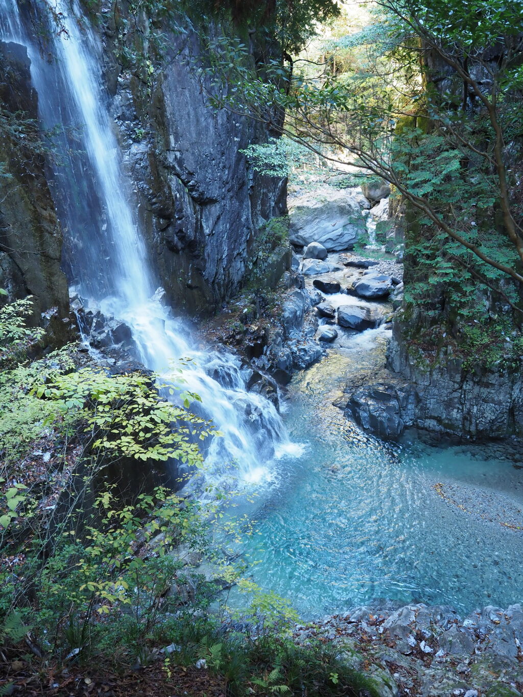 付知峡　不動滝