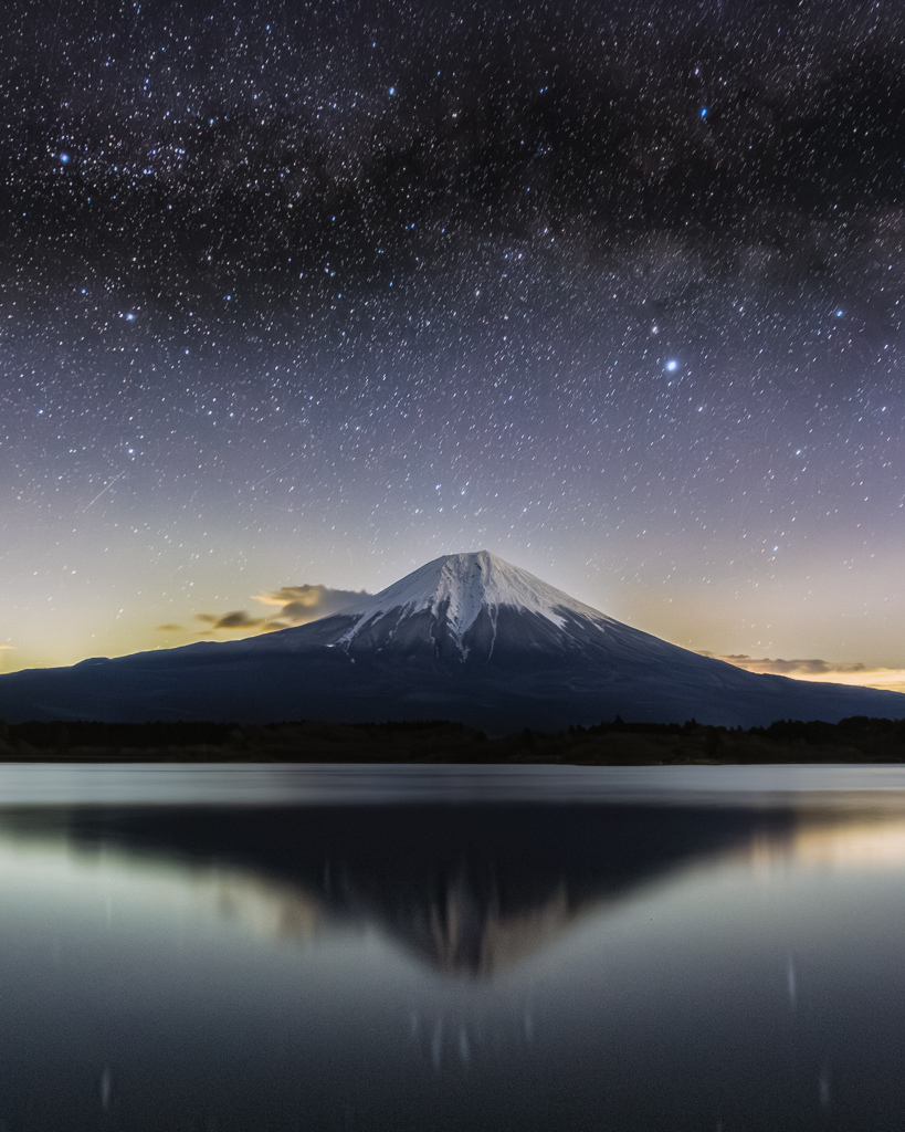 富士の上には