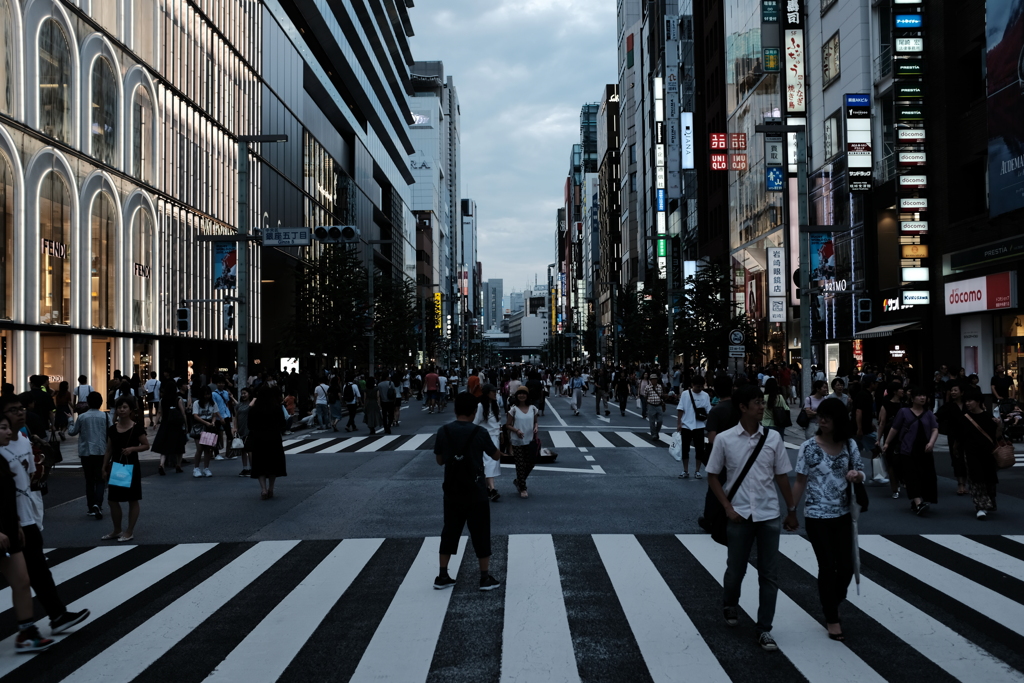 銀座の歩行者天国