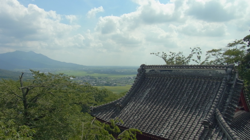筑波山神社より。
