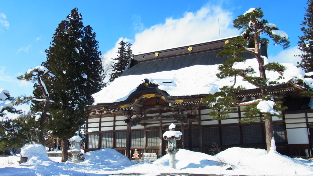松巌寺の冬。