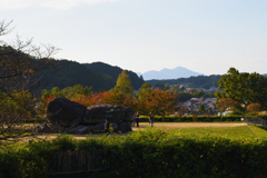 石舞台と二上山