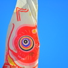 Eye of red carp