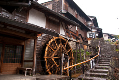 2009年4月、馬籠宿(1)