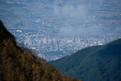 山の上から見る街並み