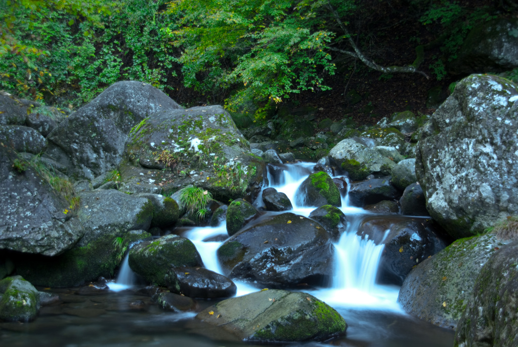 2007年10月川俣東沢渓谷で
