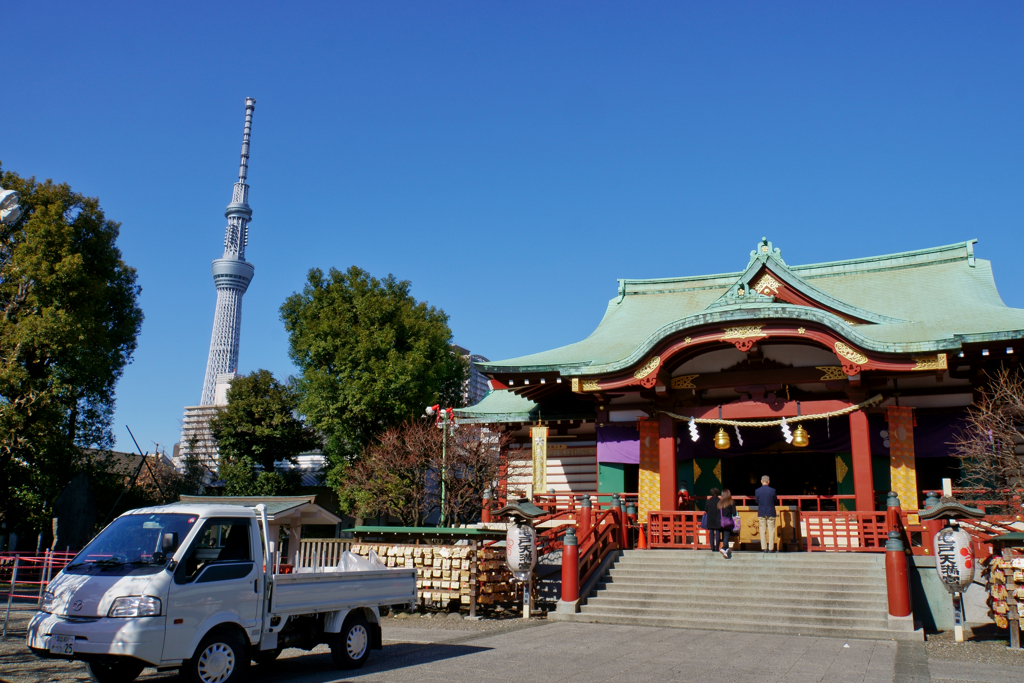 スカイツリーが見える風景