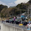 江ノ電と富士山