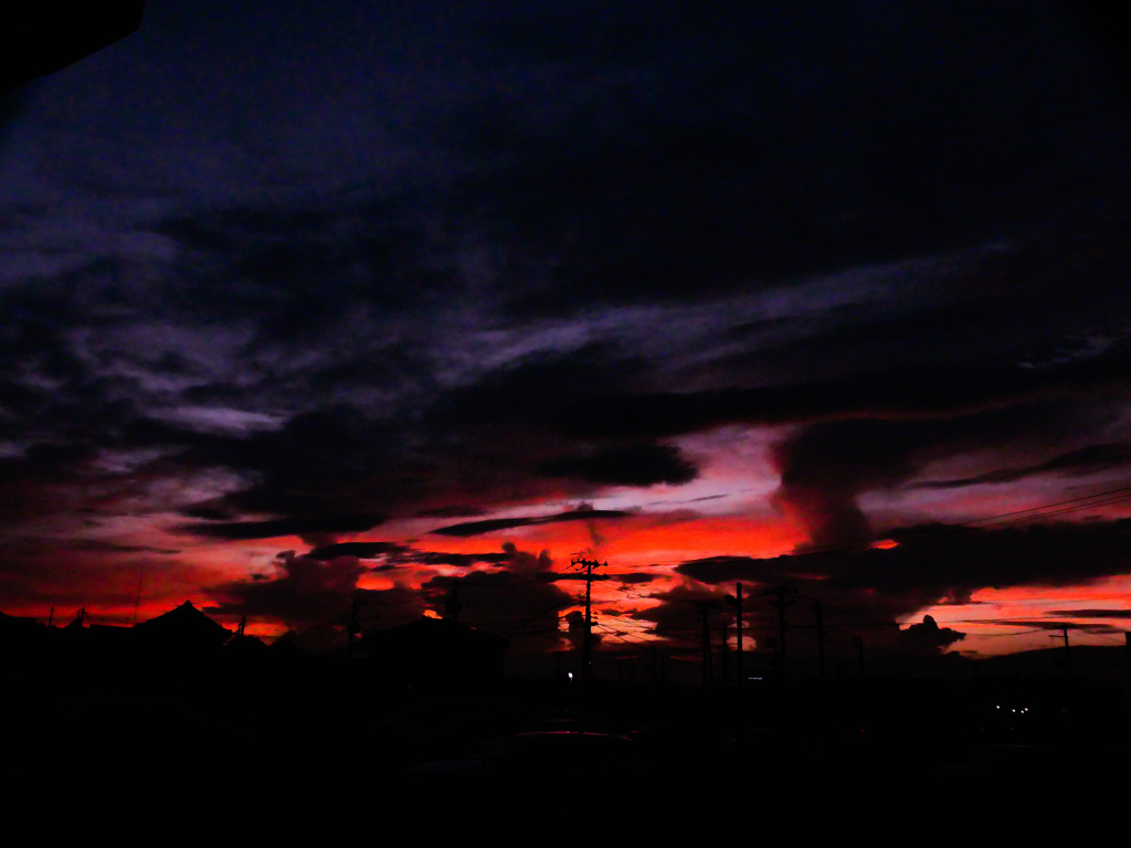 燃えるようなソラ