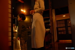 厨房へおねだり