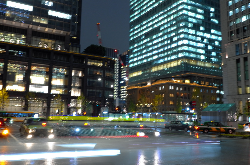 雨の光