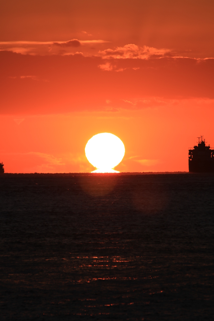 だるま夕日