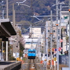 和田岬線の103系と桜１