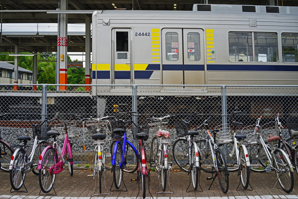 電車と自転車