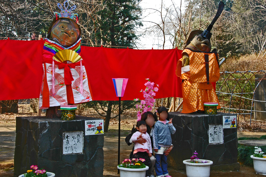 たぬきの雛祭り　②お内裏様