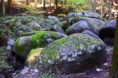 名草巨石群　③ 弁天沢で Ⅰ