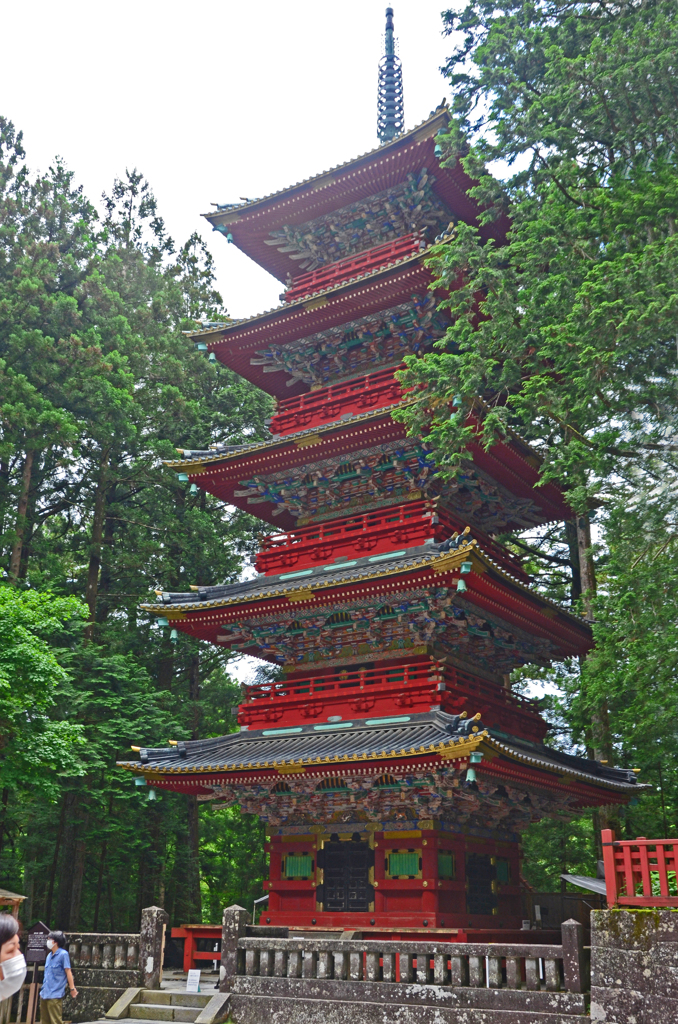 日光ぶらぶら　(12) 東照宮 五重塔