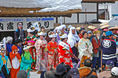 会津大内宿 雪祭り　⑧仮装行列 出発式 Ⅱ
