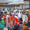 会津大内宿 雪祭り　⑧仮装行列 出発式 Ⅱ