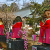 たぬきの雛祭り　④三人官女