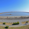 遊水地 春への準備　① 貯水始まる