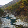 龍王峡　鬼怒川の流れ