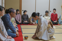 お茶会での風景