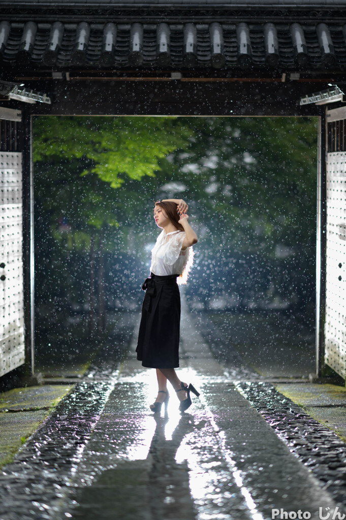 京都雨の日２