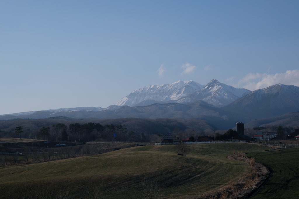 蒜山高原からの大山。