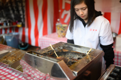 昼ごはんは揚げ物