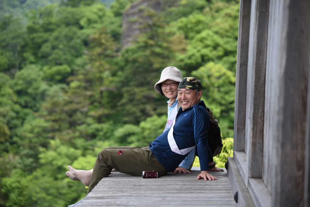 同行させていただいたご夫婦のショット