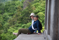 同行させていただいたご夫婦のショット