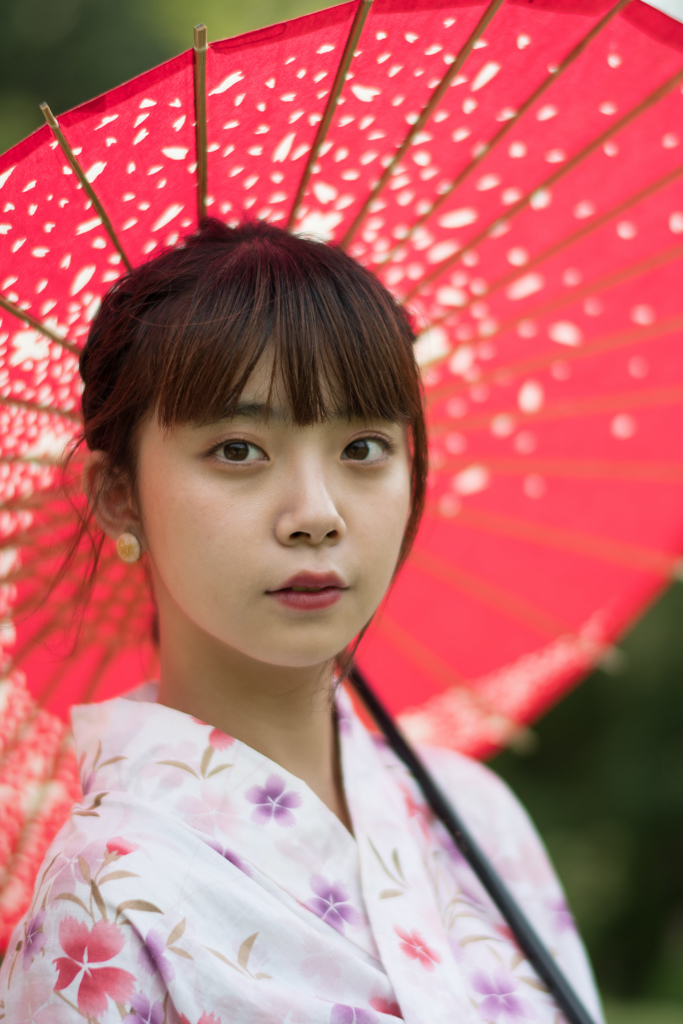 浴衣と日本の美しい女性１０