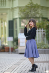午後の柔らかい光の中で