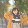 恋人を見つけて駆け寄るように。