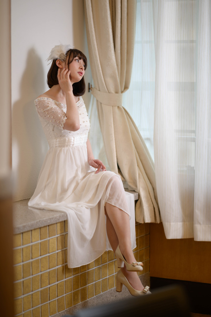 窓際の柔らかな時間