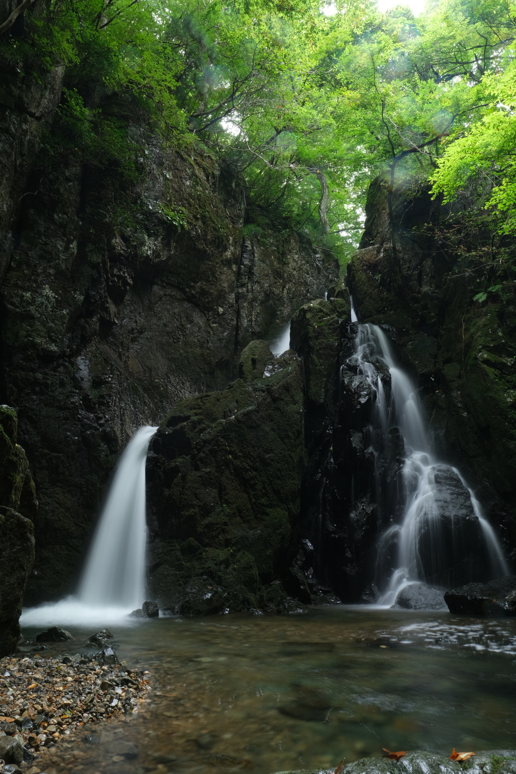 静粛の不動滝３