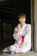 浴衣と日本の美しい女性１