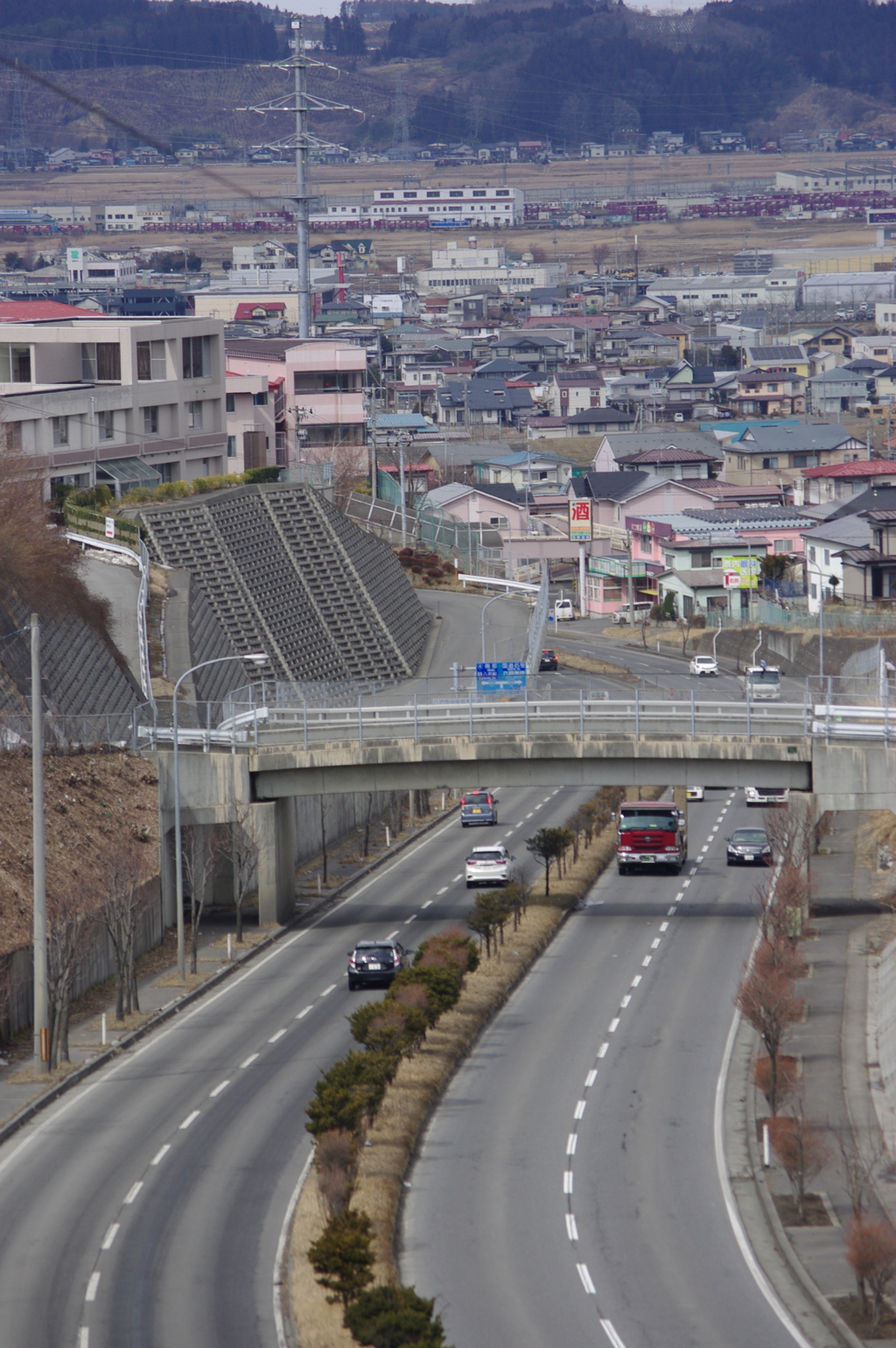 陸橋から