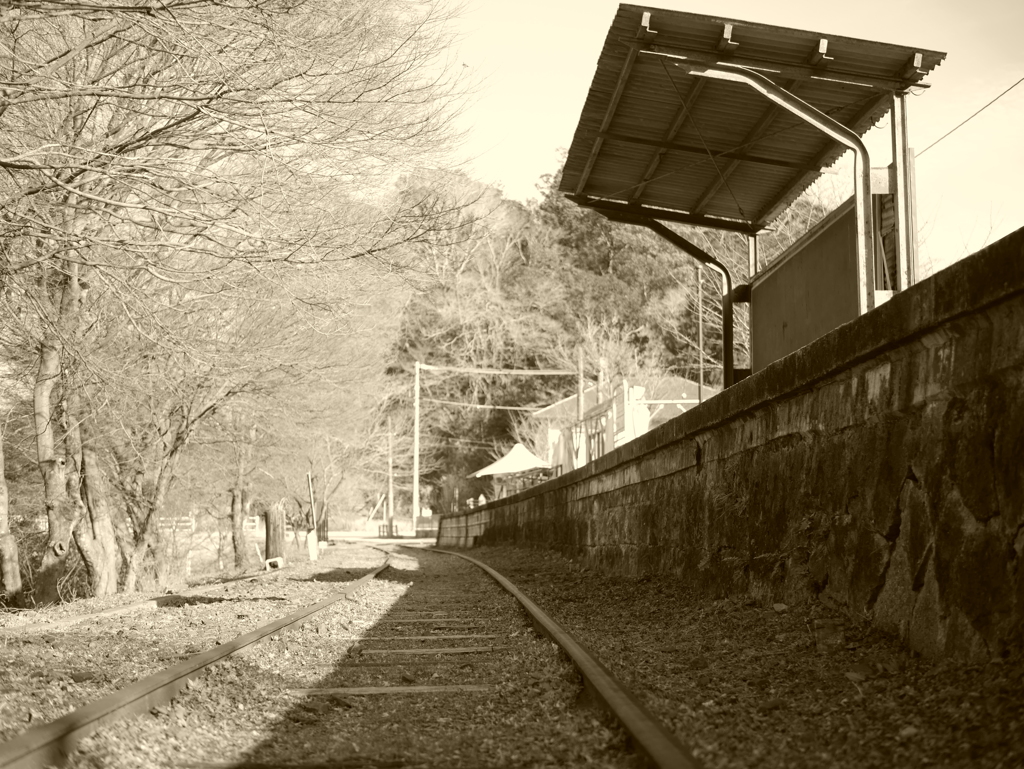 廃された駅