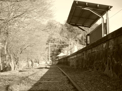 廃された駅