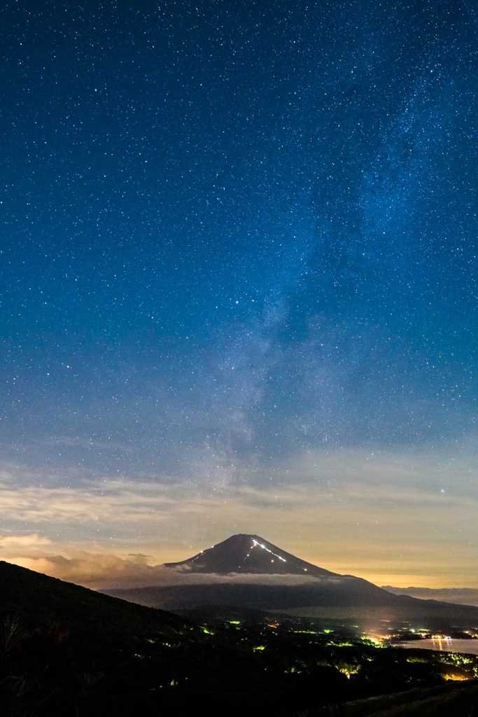 星空富士山